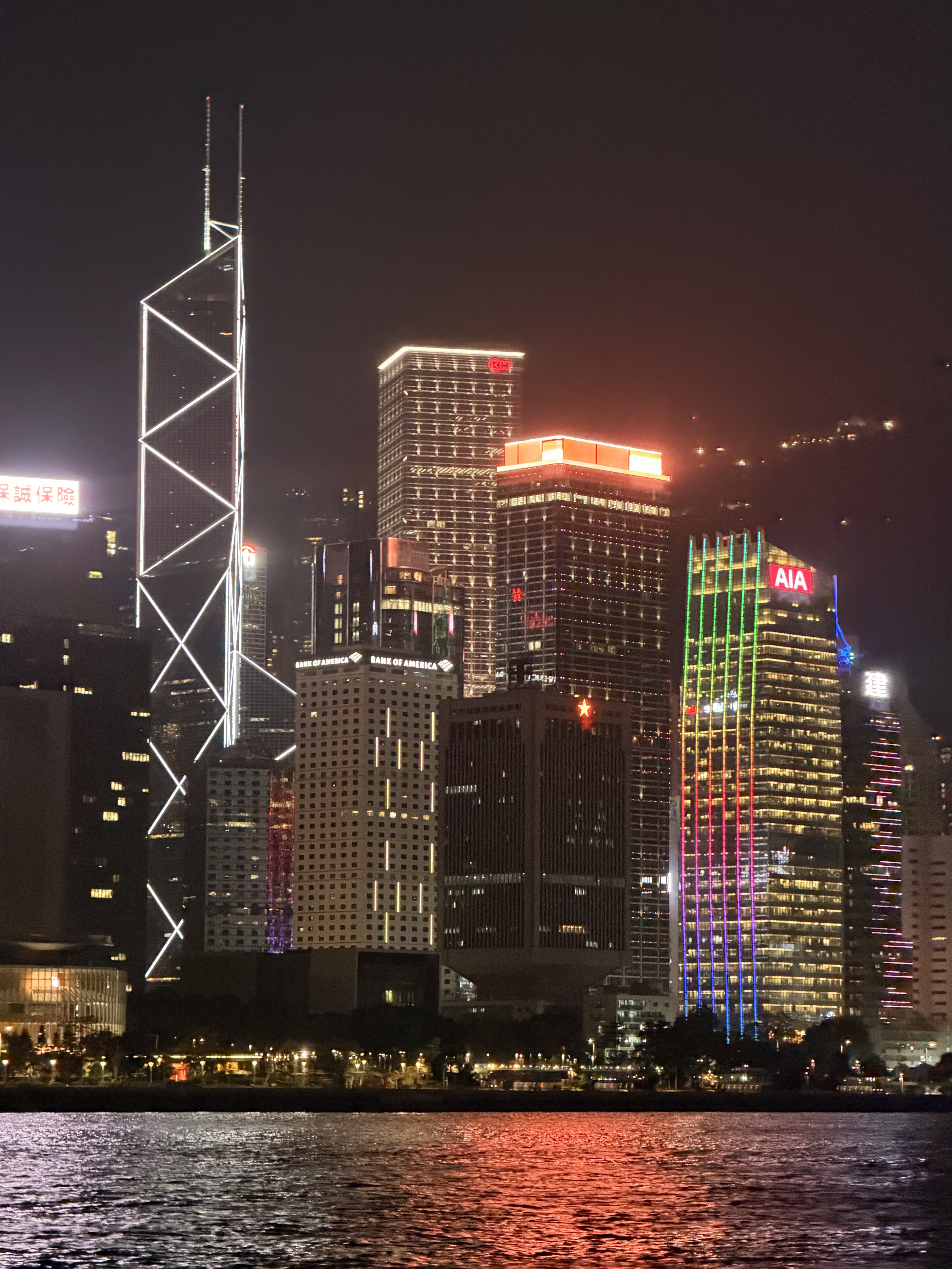Hong Kong at night