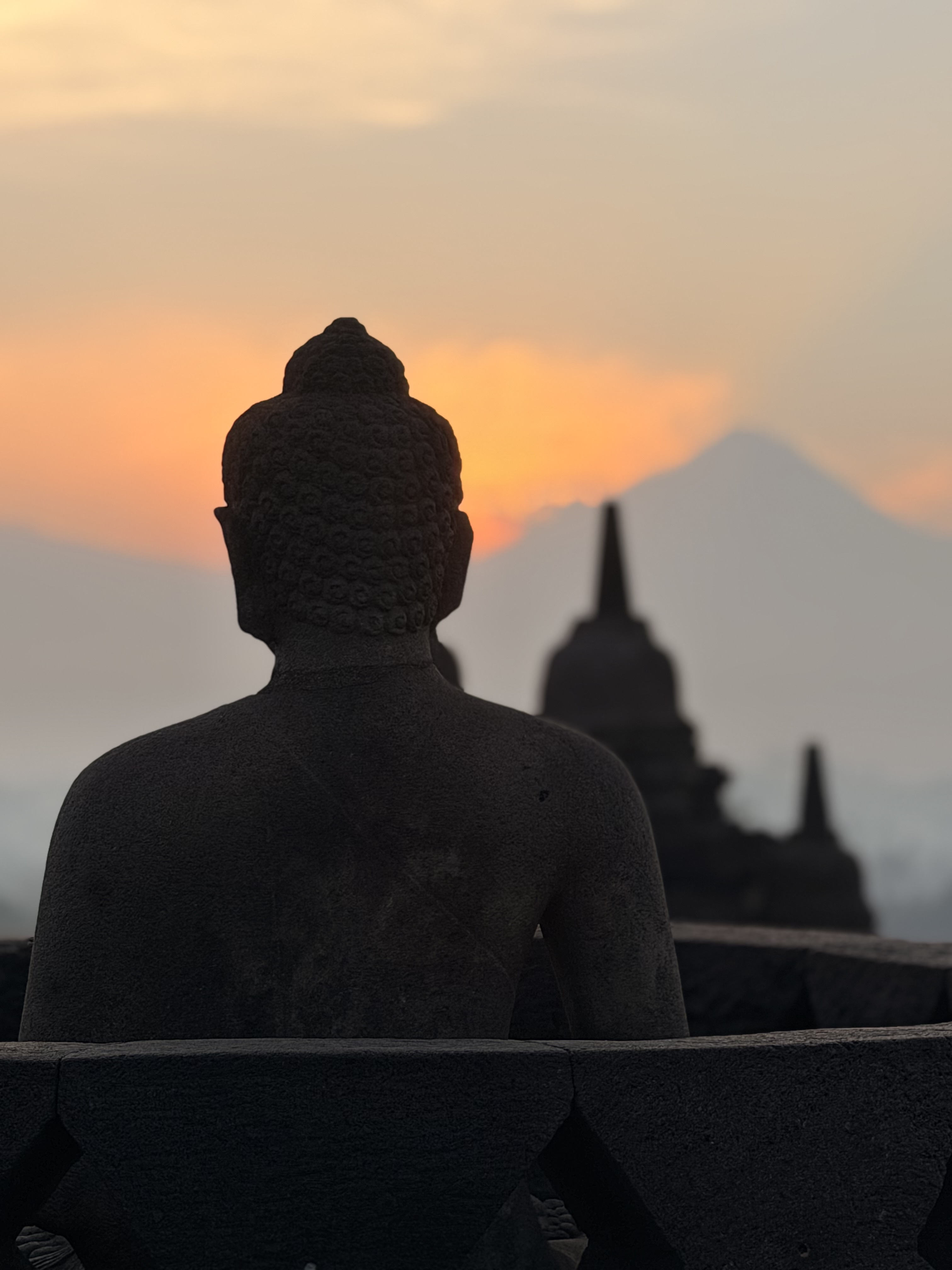 Borobudur temple in Java